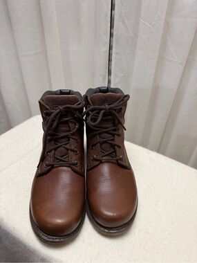 Caterpillar Brown Lace-Up Women's Work Boots